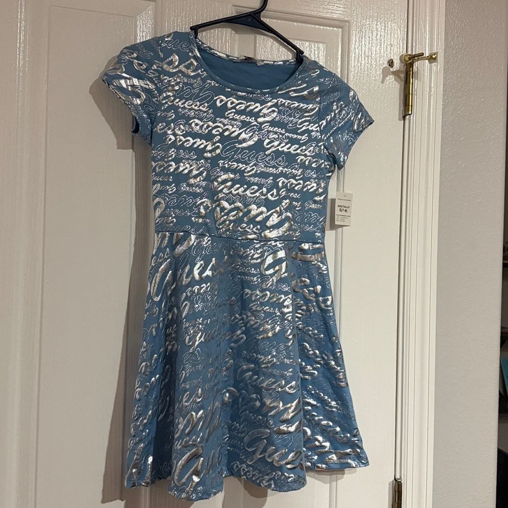 GUESS new with tags set of 2 Girls Pink and Blue Dresses